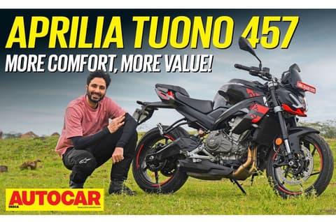 Aprilia Tuono 457 special edition video review