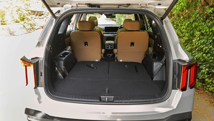 kia sorento boot space folded kia sorento boot space folded