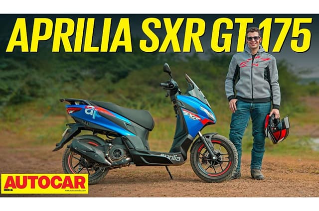 Aprilia SXR GT 175 First ride video review