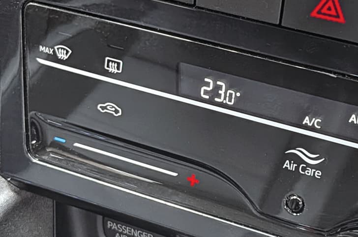Skoda Kylaq AC controls