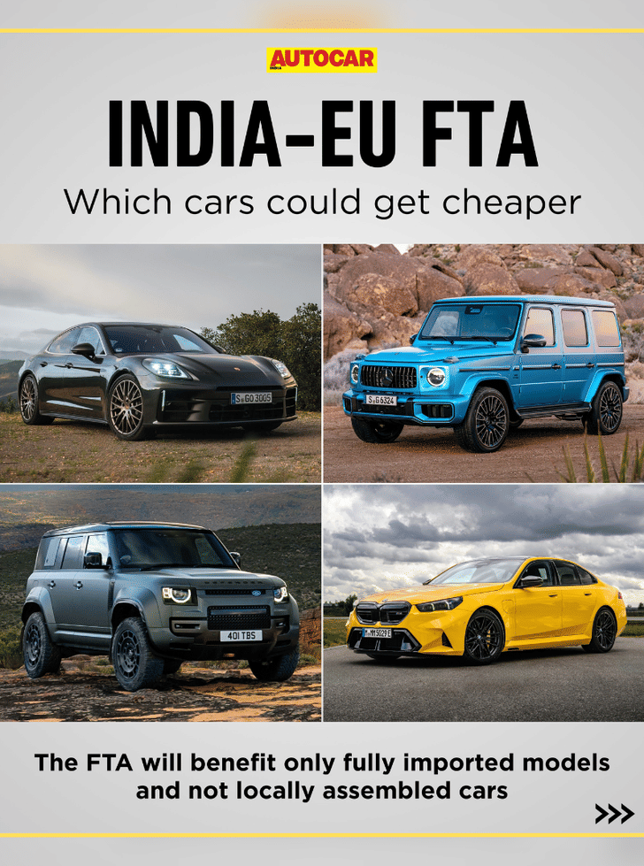 Cars expected to get cheaper with India-EU FTA