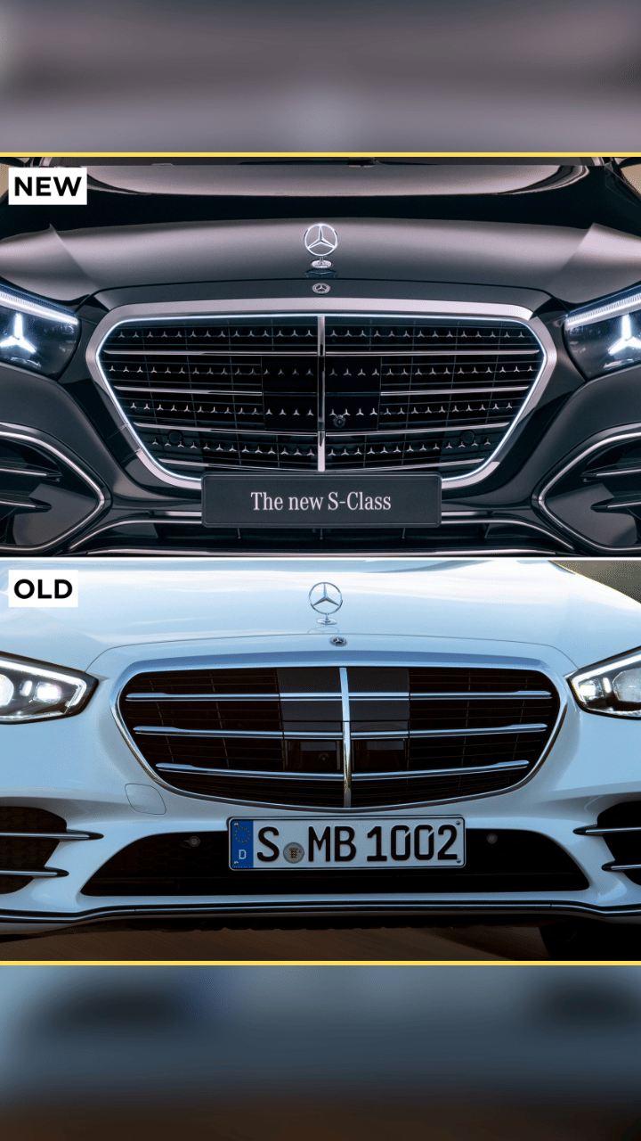 2026 Mercedes-Benz S-Class facelift vs old model grille