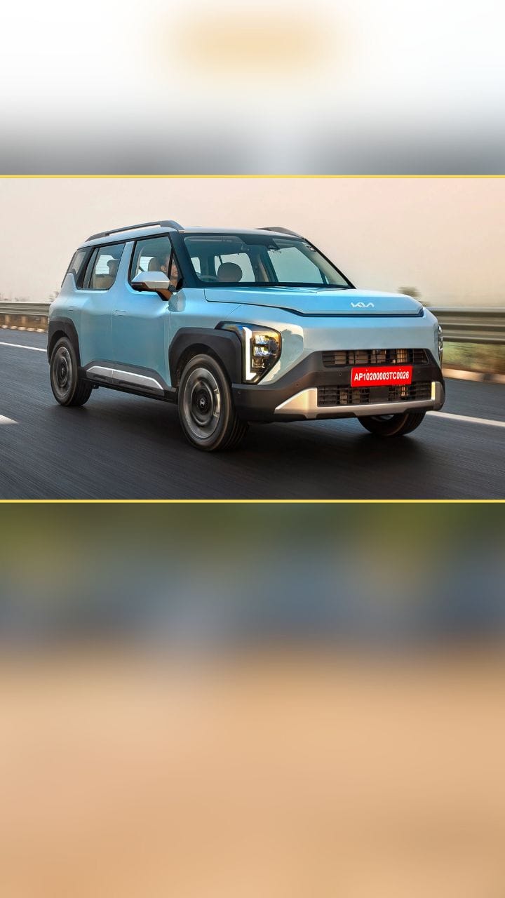 Kia Syros front-quarter tracking