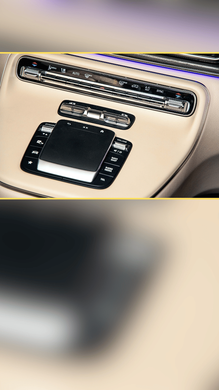 Mercedes-Benz V-Class centre console 