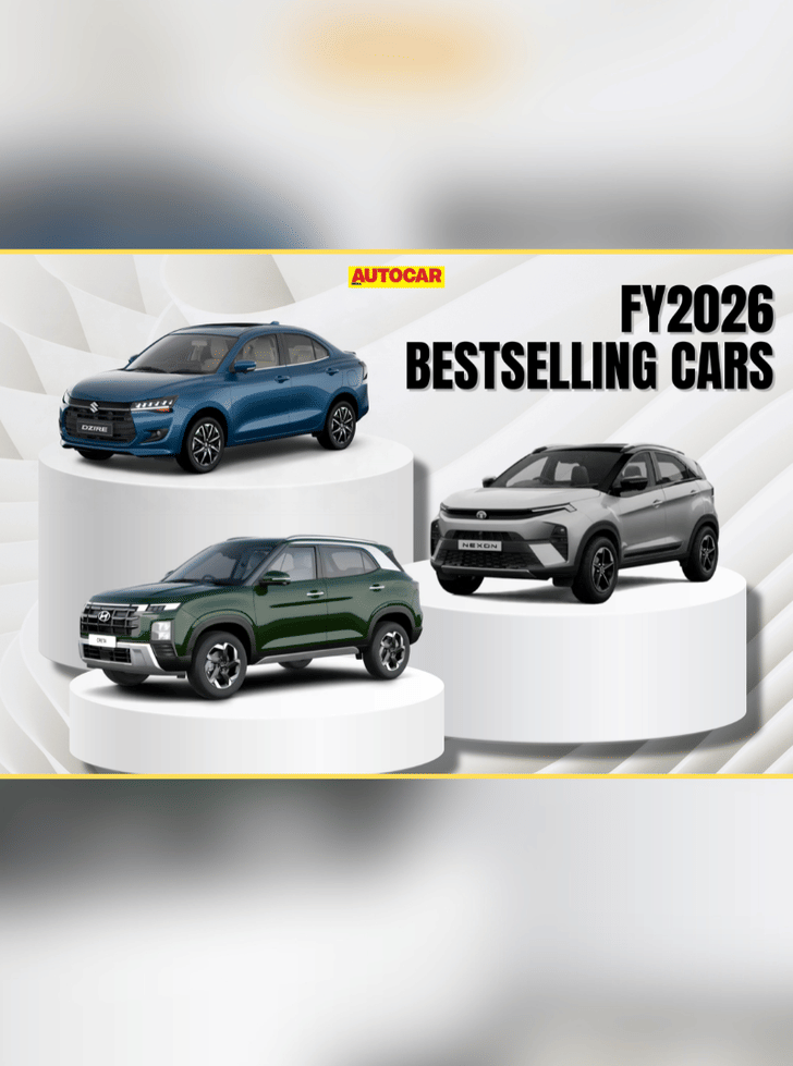 Top 10 bestselling cars in FY2026