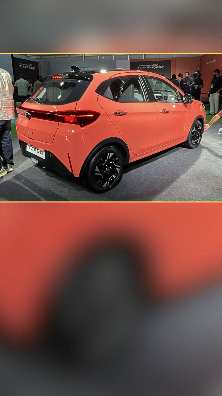 2026 Tata Tiago rear three quarter